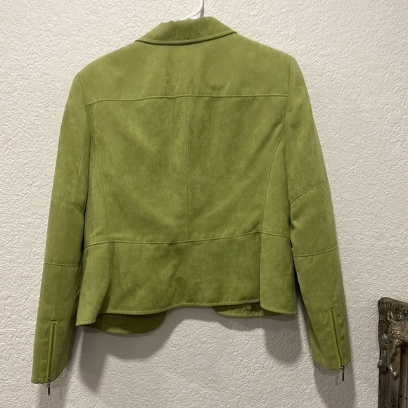 Green  Conrad C Blazer with zipper size 8 petite - Picture 7 of 8
